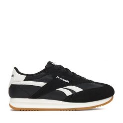 Sneakersy Reebok. Czarne trampki i tenisówki chłopięce Reebok, bez wzorów, bez zapięcia. Za 159.99 zł.
