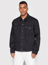 Levi's® Kurtka jeansowa The Trucker 72334-0403 Czarny Regular Fit. Czarne kurtki męskie l, bez wzorów, z bawełny, bez kaptura. Za 449.99 zł.