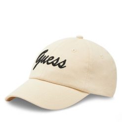 Czapka z daszkiem Guess. Szare czapki i kapelusze męskie Guess, z aplikacjami. Za 129.99 zł.