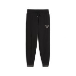 Damskie spodnie dresowe PUMA Class PUMA. Czarne spodnie dresowe damskie Puma, xl, bez wzorów, z bawełny, na fitness i siłownię. Za 179.00 zł.