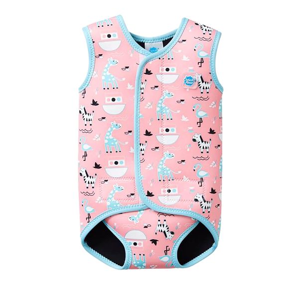 Pianka do pływania dziecięca Splash About Baby Wrap Arka Niny. Czerwone kąpielówki dla chłopców SPLASH ABOUT, bez wzorów. Za 139.99 zł.