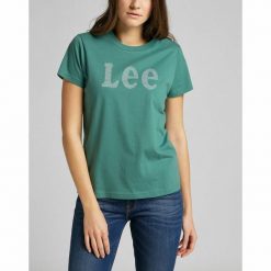 LEE TEE DAMSKI T-SHIRT EVERGREEN L43DEHO 112140088. T-shirty damskie Lee, l, bez wzorów, bez kołnierzyka. W wyprzedaży za 49.99 zł.