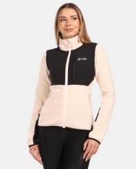 Damska bluza polarowa Kilpi KAJAANI-W. Brązowe bluzy damskie Kilpi, bez wzorów, z materiału, bez kaptura. Za 318.77 zł.