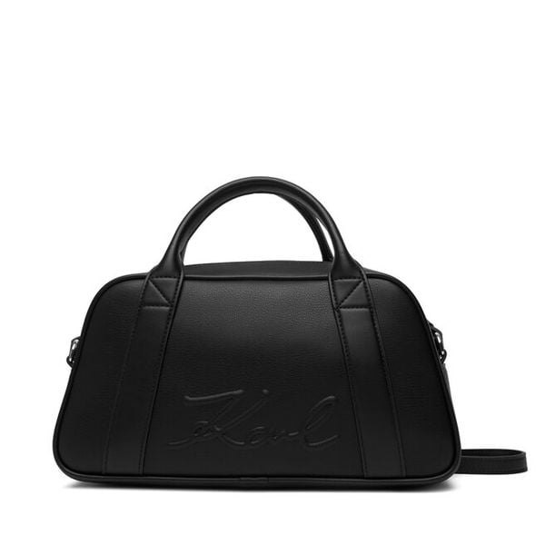 Torebka KARL LAGERFELD. Czarne torebki do ręki damskie KARL LAGERFELD, bez wzorów, klasyczne, bez dodatków. Za 559.99 zł.