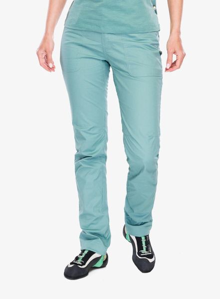 Spodnie wspinaczkowe damskie Edelrid Nona Pants. Zielone spodnie materiałowe damskie EDELRID, s, bez wzorów, z bawełny. Za 354.85 zł.