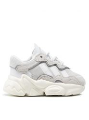 Adidas Sneakersy Ozweego El I EF6301 Szary. Szare buty sportowe dziewczęce Adidas, bez wzorów, ze skóry, bez zapięcia. Za 159.99 zł.