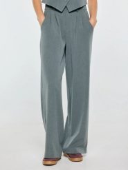 Spodnie damskie wide szare elisashia 902. Szare spodnie materiałowe damskie Big Star, l, bez wzorów, z denimu, z podwyższonym stanem. Za 229.99 zł.