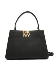 DKNY Torebka Foster R52D1L92 Czarny. Czarne torebki do ręki damskie DKNY, bez wzorów, ze skóry, bez dodatków. Za 1,189.00 zł.