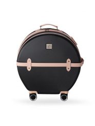 Semi Line Walizka średnia T5671-3 Czarny. Czarne walizki męskie Semi-line, bez wzorów, z tworzywa sztucznego, średnie. Za 229.99 zł.