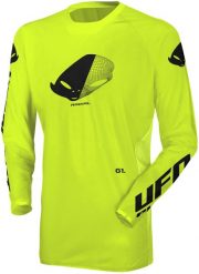 UFO PLAST MX Radial koszulka męska długi rękaw neon żółta XL. Czarne bluzki z długim rękawem męskie UFO PLAST, m, bez wzorów, z materiału, klasyczne, bez kołnierzyka. Za 440.50 zł.