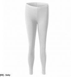 MALFINI - ADLER - Legginsy damskie, 190 g/m, 5 % elastan, 95 % bawełna biały 2XL. Białe legginsy damskie Malfini, m, bez wzorów, z bawełny. Za 36.32 zł.
