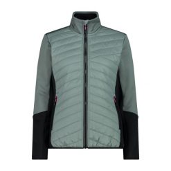 Damska kurtka puchowa CMP. Niebieskie kurtki sportowe damskie CMP, xs, bez wzorów, z puchu, bez kaptura, trekkingowe. Za 305.70 zł.