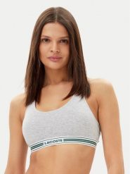 Lacoste Biustonosz top IF8179 Szary. Szare biustonosze Lacoste, bez wzorów, z bawełny. Za 119.99 zł.