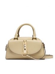 LOVE MOSCHINO Torebka JC4030PP1PLI0129 Beżowy. Brązowe torebki do ręki damskie Love Moschino, bez wzorów, ze skóry, bez dodatków. Za 919.99 zł.