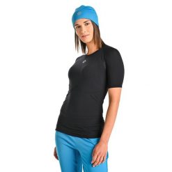 Oddychająca Koszulka Z Krótkim Rękawem Ultra. Czarne koszulki sportowe damskie NESSI SPORTSWEAR, l, bez wzorów, sportowe, bez kołnierzyka. Za 299.00 zł.