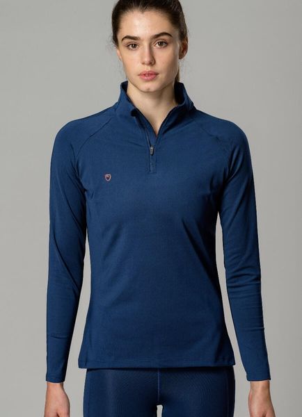 PlayerLayer Eco Midlayer Damska koszulka termiczna Navy XS. Niebieskie koszulki sportowe damskie ZODIAC ORIGINAL, l, bez wzorów, z materiału, bez kołnierzyka, bez ramiączek. Za 144.99 zł.