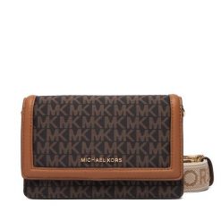 Torebka MICHAEL Michael Kors. Brązowe torebki do ręki damskie MICHAEL Michael Kors, bez wzorów, bez dodatków. Za 549.99 zł.