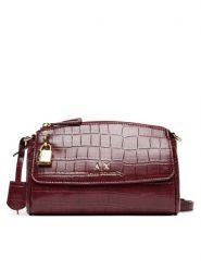 Armani Exchange Torebka XW000304 AF17154 UA343 Bordowy. Czerwone torebki do ręki damskie Armani Exchange, bez wzorów, ze skóry, bez dodatków. Za 629.99 zł.