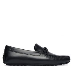 Mokasyny BOSS. Czarne mokasyny męskie Boss. Za 899.99 zł.