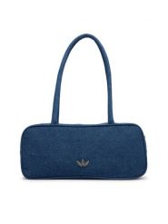 Adidas Torebka Adicolor Elongated Airliner Denim Bag KD7875 Niebieski. Niebieskie torebki do ręki damskie Adidas, bez wzorów, z denimu, bez dodatków. Za 199.99 zł.