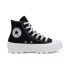 Buty sportowe Casual Damskie Converse All Star Lugged Czarny. Czarne trampki i tenisówki damskie Converse, bez wzorów, casualowe, bez zapięcia. W wyprzedaży za 348.90 zł.