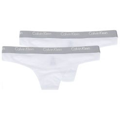 Calvin Klein Dwupak Stringi Damskie M Biały. Stringi damskie marki Calvin Klein. Za 119.00 zł.