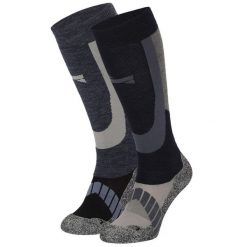 Skarpety narciarskie unisex 2 pary. Niebieskie skarpety damskie XTREME, bez wzorów, z poliamidu. W wyprzedaży za 148.10 zł.