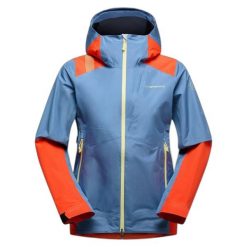 Damska kurtka narciarska La Sportiva Crossridge Evo Shell. Niebieskie kurtki snowboardowe damskie La Sportiva, s, bez wzorów, z materiału, bez kaptura, narciarskie. Za 1,813.55 zł.