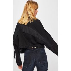Levi's - Kurtka jeansowa. Czarne kurtki damskie Levi's, m, bez wzorów, z bawełny, bez kaptura. Za 499.90 zł.