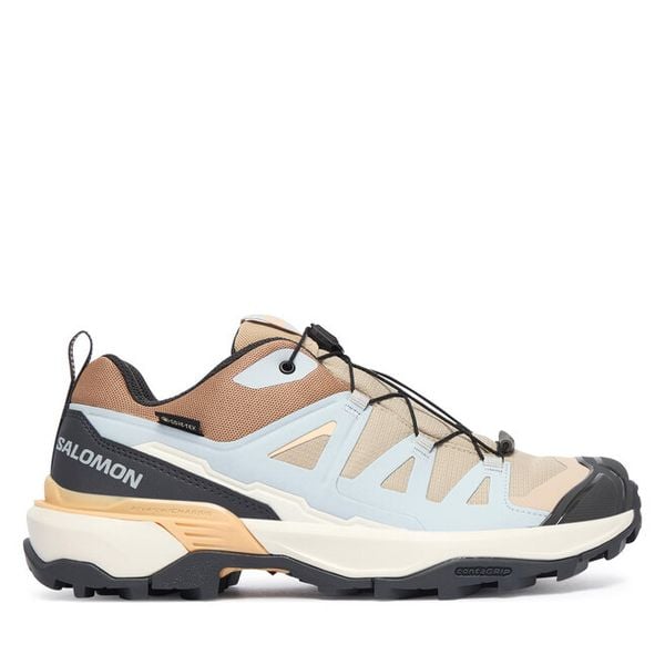 Trekkingi Salomon. Obuwie sportowe damskie Salomon, bez wzorów, z gore-texu, trekkingowe. Za 629.99 zł.