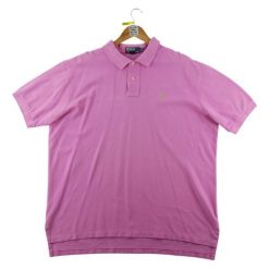 Second life - Polo Ralph Lauren koszulka męska z krótkim rękawem - Stan dobry. Czerwone koszulki polo męskie Ralph Lauren, m, bez wzorów, z tkaniny, klasyczne, bez ramiączek. Za 106.46 zł.