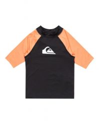Koszulka surf UPF 50 z krótkim rękawem dla Chłopcy EVERYDAY Multicolore. Czarne t-shirty dla chłopców Quiksilver, bez wzorów, z elastanu, bez ramiączek. Za 89.99 zł.