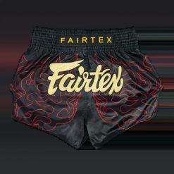Spodenki do muay thai FAIRTEX BS1920 Lava. Czerwone szorty męskie FAIRTEX, l, bez wzorów, z materiału. Za 340.69 zł.