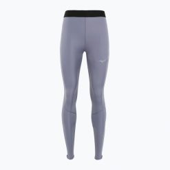Legginsy do biegania damskie Mizuno Core Impulse Long. Szare legginsy sportowe damskie Mizuno, bez wzorów, do biegania. Za 139.99 zł.
