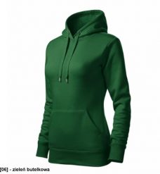 Cape Free - ADLER - Cape Free - Bluza damska, 320 g/m2, 65 % bawełna, 35 % poliester - zieleń butelkowa 2XL. Zielone bluzy damskie Malfini, m, bez wzorów, z bawełny, bez kaptura. Za 144.49 zł.
