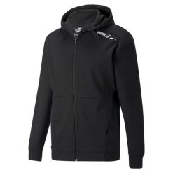 Bluza Sportowa Męska Puma Rad/Cal Fz Dk. Czarne bluzy sportowe męskie Puma, m, bez wzorów, bez kaptura. Za 193.99 zł.