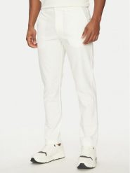EA7 Emporio Armani Chinosy 7M000195 AF13554 U0005 Biały Regular Fit. Białe eleganckie spodnie męskie EA7 Emporio Armani, m, bez wzorów, z syntetyku. Za 419.99 zł.