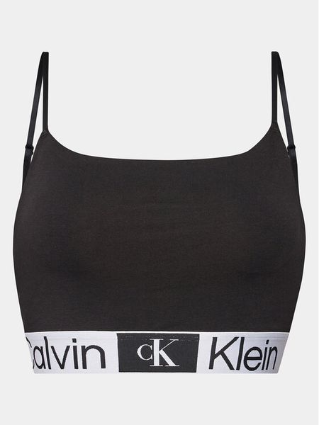 Calvin Klein Underwear Biustonosz top 000QF7587E Czarny. Czarne biustonosze Calvin Klein Underwear, bez wzorów, z bawełny. Za 119.99 zł.