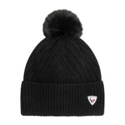 Czapka zimowa damska Rossignol Sara. Czarne czapki i kapelusze damskie Rossignol, na zimę, bez wzorów, sportowe. Za 249.99 zł.