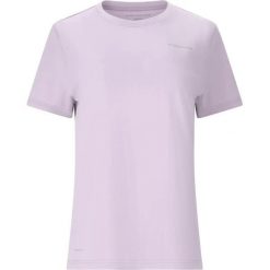 Damski jersey Endurance Vista V2. Fioletowe koszulki sportowe damskie Endurance, bez wzorów, z jersey, bez kołnierzyka, bez ramiączek, do biegania. Za 158.00 zł.