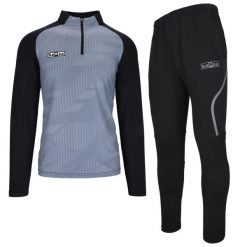 Komplet treningowy Keeza Frost & Totti. Czarne bluzy męskie KEEZA, s, bez wzorów, bez kaptura. Za 193.00 zł.