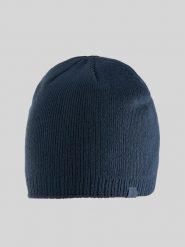 4F Czapka zimowa męska - granatowa Uniwersalny. Niebieskie czapki i kapelusze męskie 4f, na jesień, bez wzorów, klasyczne. Za 39.99 zł.