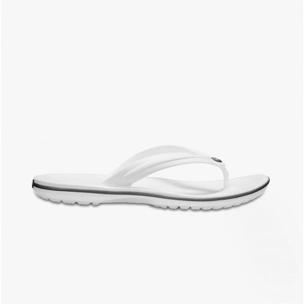 Japonki Crocs Crocband Flip. Białe buty sportowe męskie Crocs, z materiału, sportowe. Za 143.00 zł.