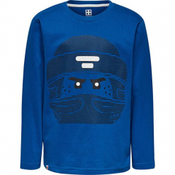 Koszulka w kolorze niebieskim. Zielone t-shirty dla chłopców marki Lego Wear Fashion, z bawełny, z długim rękawem. W wyprzedaży za 35.95 zł.