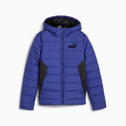 Kurtka z kapturem dla chłopców Puma ESS PADDED fioletowa 67055927 rozmiar 140. Fioletowe kurtki i płaszcze dla chłopców Puma, bez wzorów, z materiału, eleganckie, z kapturem. Za 195.67 zł.
