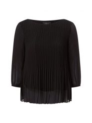 S.Oliver BLACK LABEL Bluzka Kobiety czarny, 38. Czarne bluzki damskie s.Oliver BLACK LABEL, s, bez wzorów, z syntetyku, eleganckie, bez kołnierzyka, bez ramiączek. Za 349.95 zł.