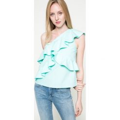 Noisy May - Top Carrie. Szare topy damskie Noisy may, z bawełny, bez rękawów. W wyprzedaży za 39.90 zł.