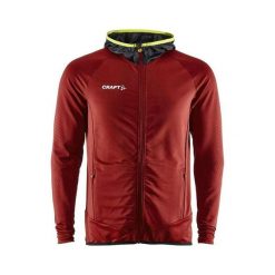 Bluza dresowa z pełnym zamkiem błyskawicznym Craft Extend. Brązowe bluzy męskie Craft, l, bez wzorów, z dresówki, bez kaptura, na fitness i siłownię. Za 324.10 zł.
