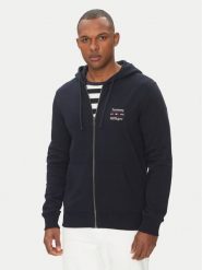 Tommy Hilfiger Bluza MW0MW39250 Granatowy Regular Fit. Niebieskie bluzy męskie Tommy Hilfiger, m, bez wzorów, z bawełny, bez kaptura. Za 299.99 zł.
