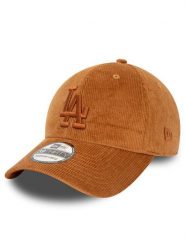 New Era Czapka z daszkiem Cord 3930 La Dodgers 60435065 Brązowy. Brązowe rękawiczki męskie New Era, bez wzorów, z materiału. Za 129.99 zł.